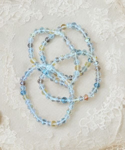 6mm Faset Kesim Multi Colour Topaz