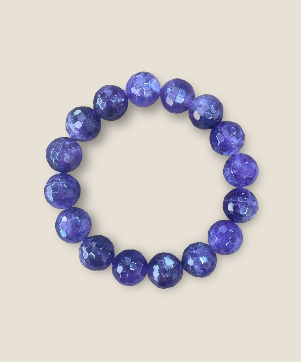 11,5mm Faset Kesim Ametist