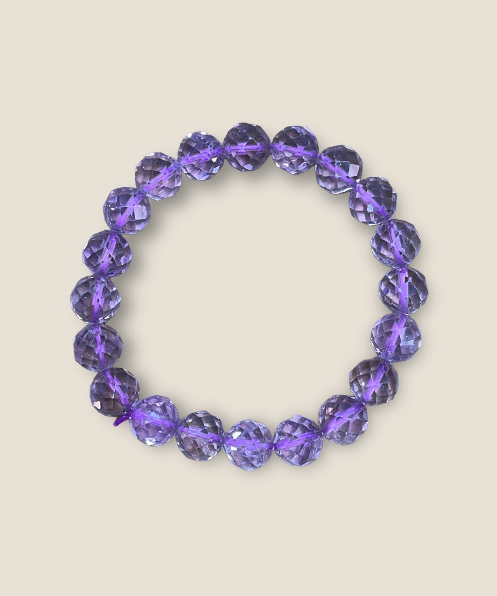 9mm Diamond Cut Ametist