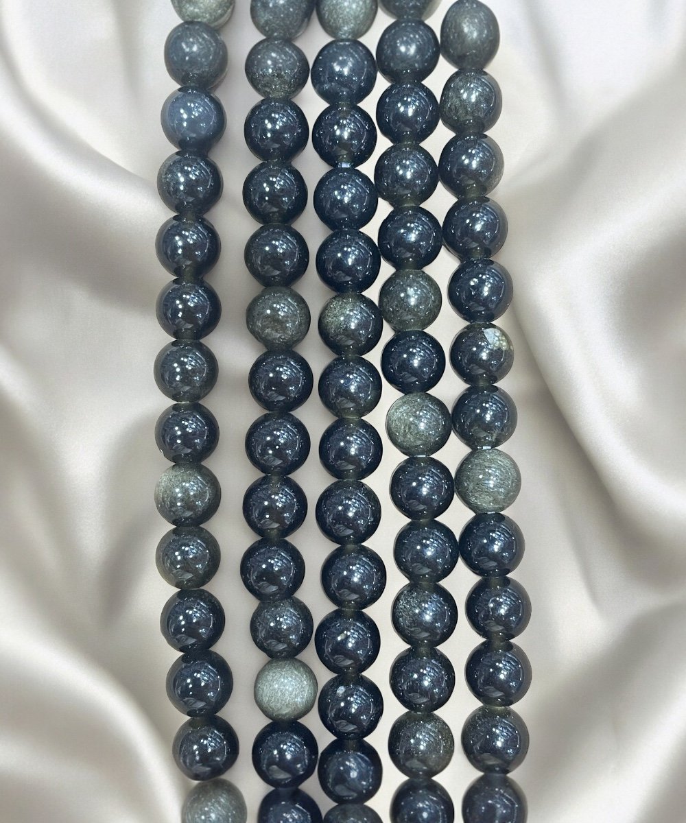 6mm Gold Obsidyen