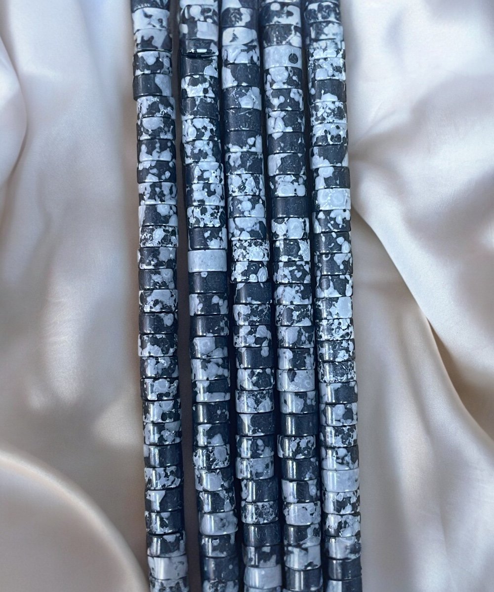 Obsidyen Snowflake 2*4mm