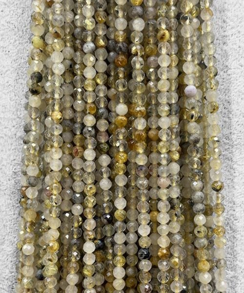 GOLDEN RUTİL KUVARS 3MM FASET