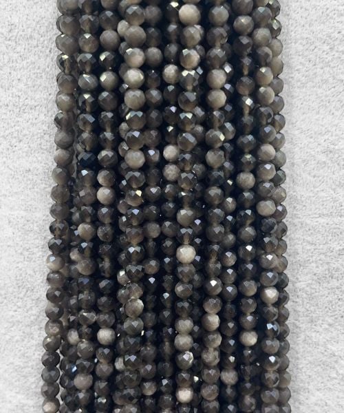 İCE OBSİDYEN 4MM FASET KESİM