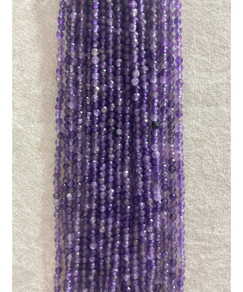 AMETİST 3MM FASET KESİM