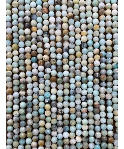 8mm Faset Kesim Brezilya Amazonit