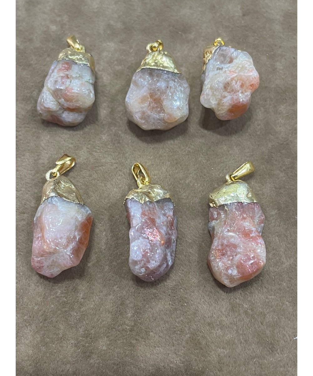 Güneştaşı Ham Kolye Ucu