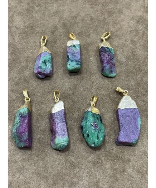 Ruby Zeosite Ham Kolye Ucu