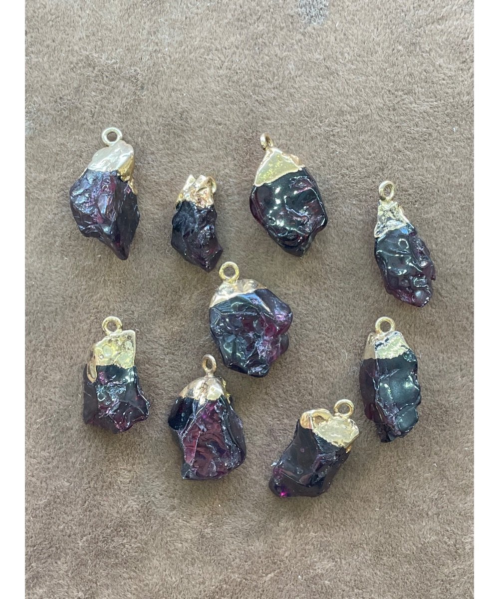 Ham Granat(Lal) kolye ucu