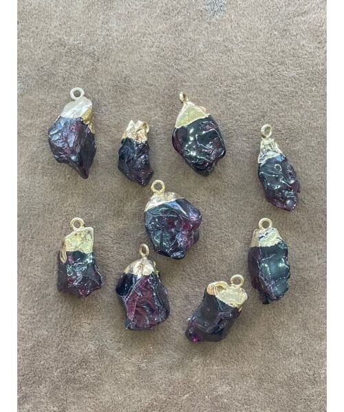 Ham Granat(Lal) kolye ucu