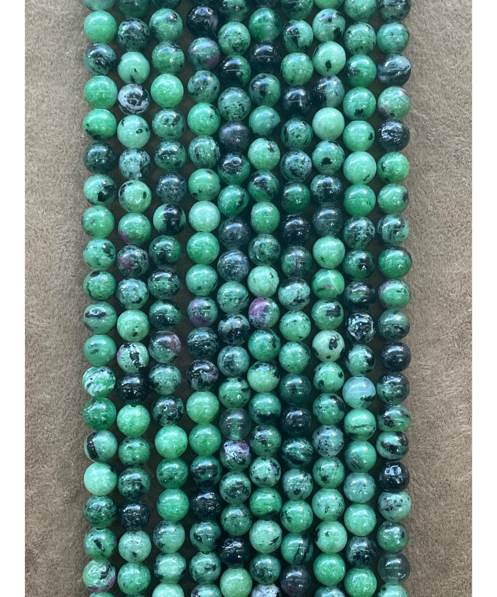 6mm Ruby zeosit(Anyolit)