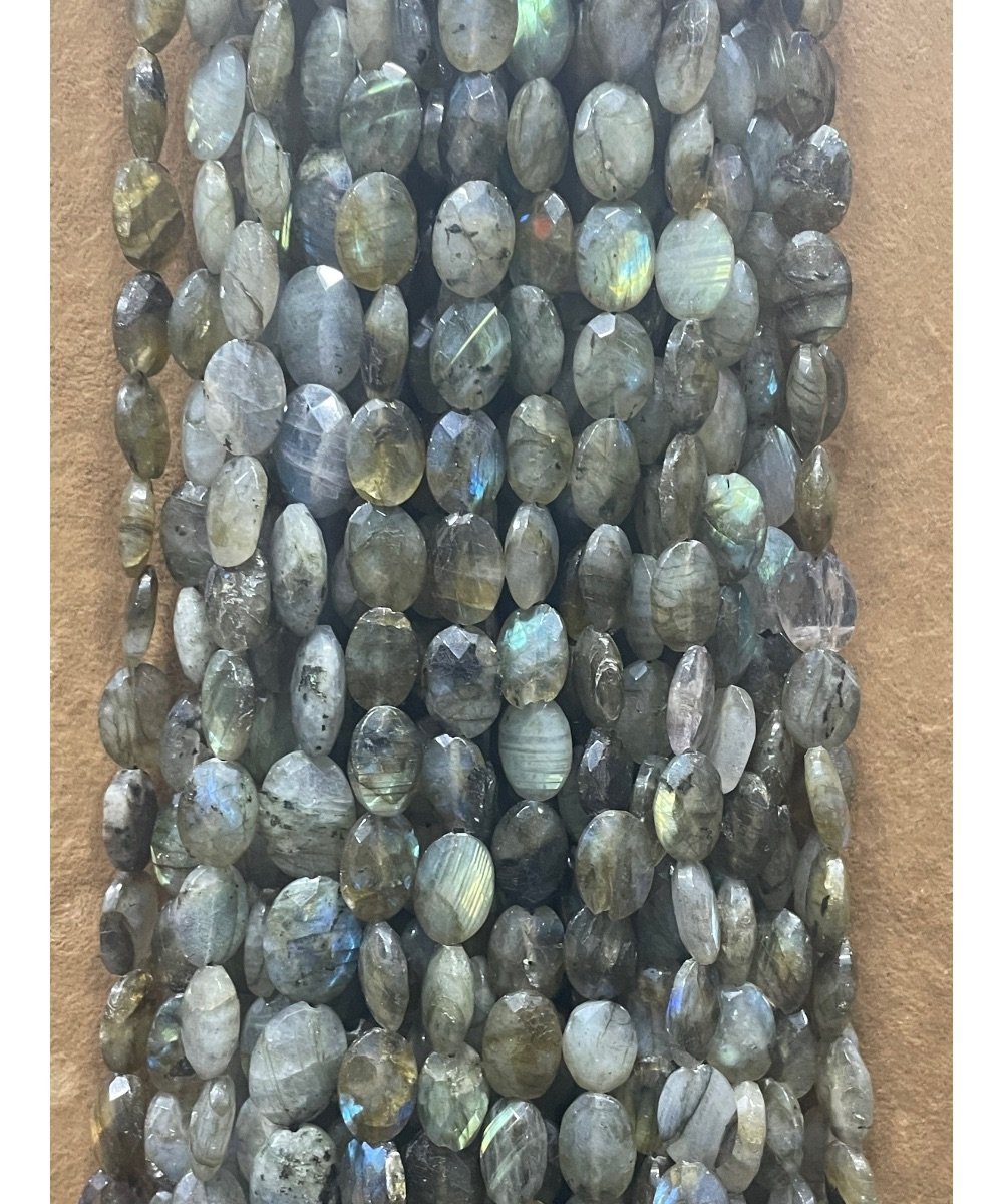9*12mm Faset Kesim Oval Labrodorit