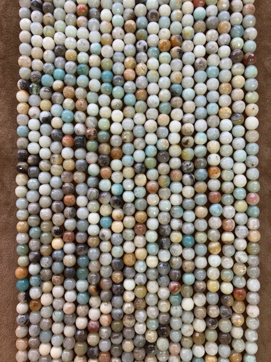6mm Faset Kesim Brezilya Amazonit