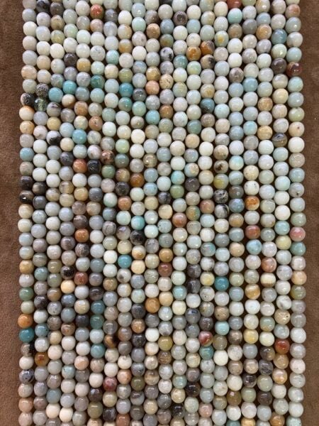 6mm Faset Kesim Brezilya Amazonit