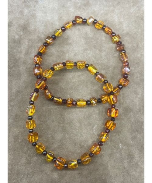 Kehribar Bileklik 5*6mm