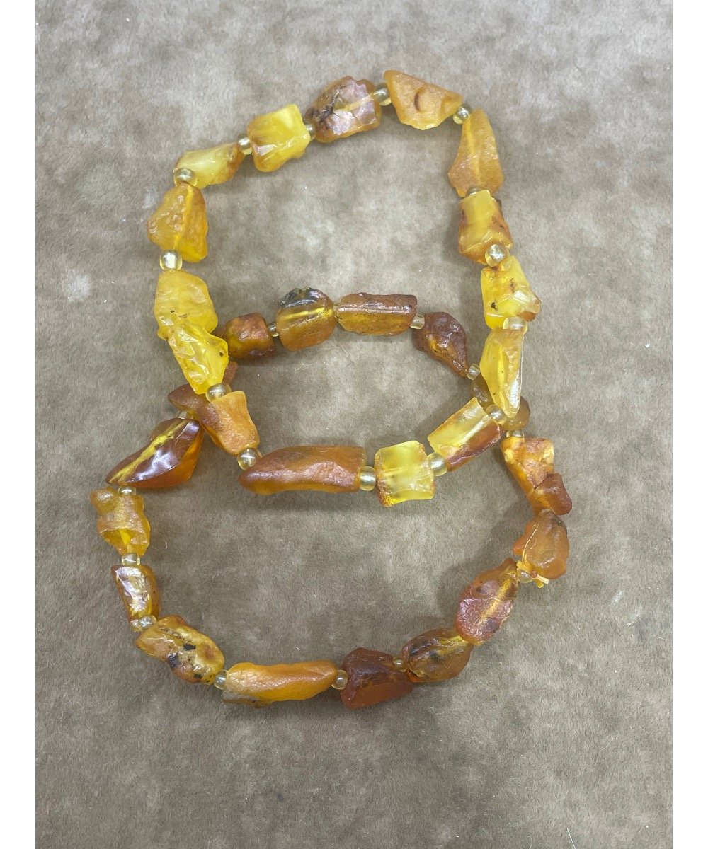 Kehribar Bileklik Doğal Kesim 8*12mm