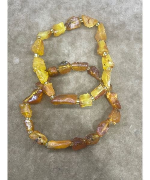 Kehribar Bileklik Doğal Kesim 8*12mm